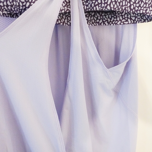 LULULEMON Noveau No Limits Purple Tank w/Sport Bra - Picture 6 of 8